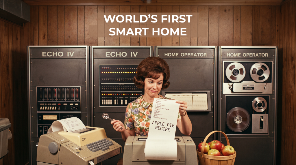 The World’s First "Smart Home": Why Was a 400-Kilogram Computer’s Main Job to Give an Apple Pie Recipe?