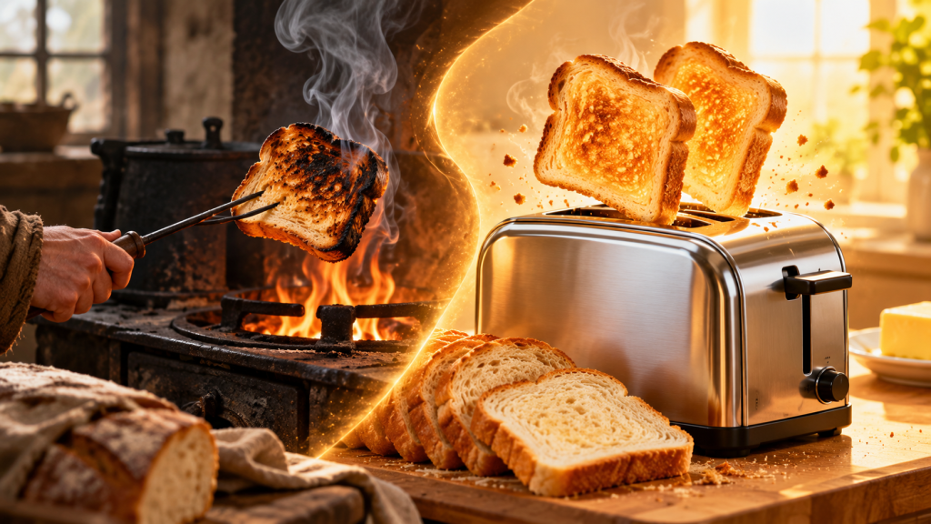 REVOLUTION BORN FROM BURNT BREAD: THE STORY OF THE AUTOMATIC TOASTER AND SLICED BREAD